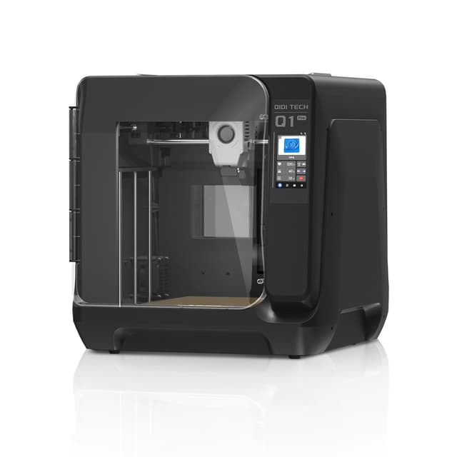 QIDI Q1 Pro 3D Printer, 600mm/s High-Speed Fully Auto Leveling 3D Printers with Camera, 60℃ Chamber Heat, 350°C Print Support Carbon Fiber Filament, Tangle Detection, Printing Size 9.65"x9.65"x9.45"