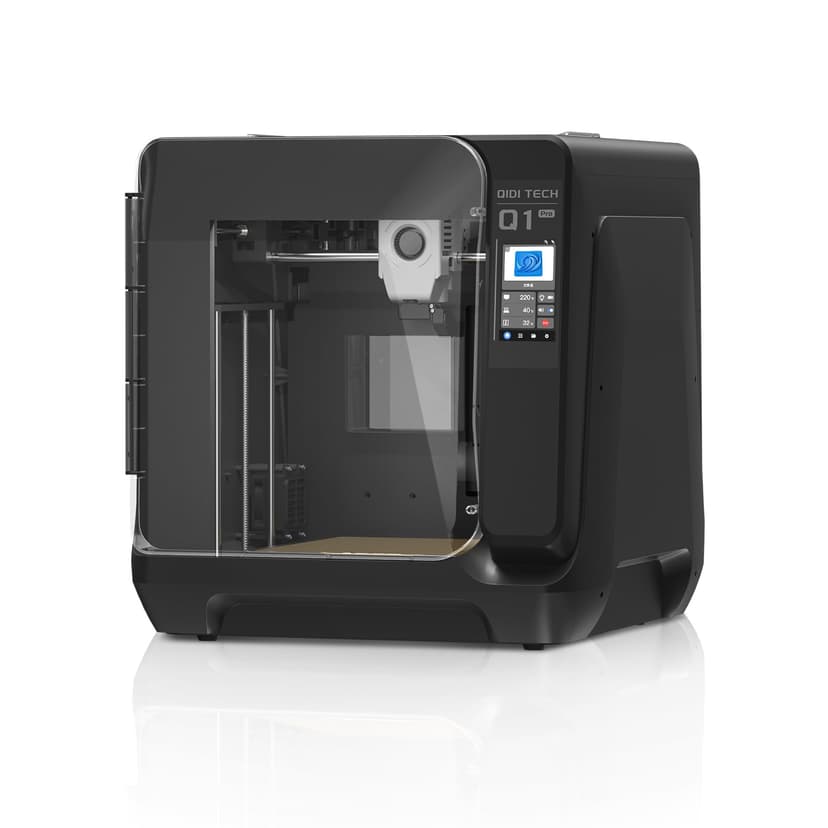 QIDI Q1 Pro 3D Printer, 600mm/s High-Speed Fully Auto Leveling 3D Printers with Camera, 60℃ Chamber Heat, 350°C Print Support Carbon Fiber Filament, Tangle Detection, Printing Size 9.65"x9.65"x9.45"