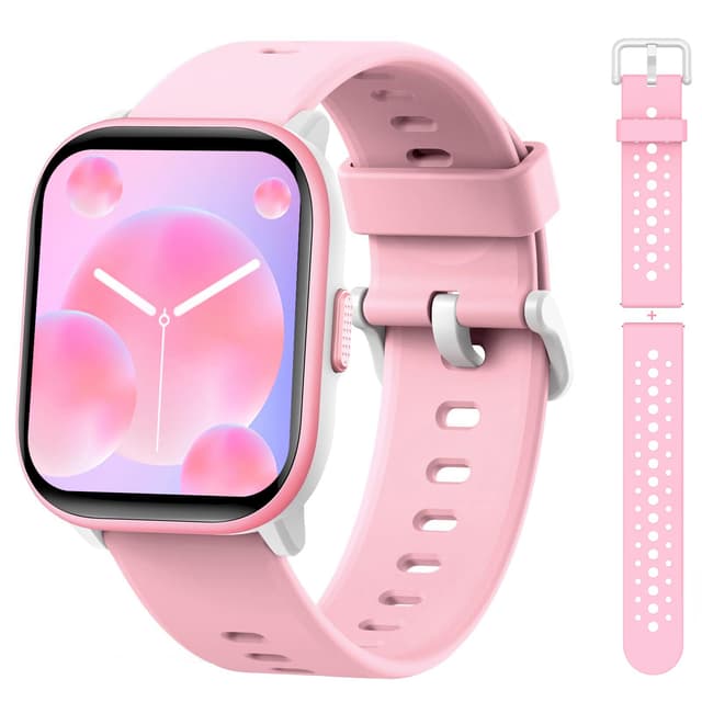 meoonley Kids Watch with 19 Sport Modes, 1.5" Kids Fitness Tracker, Girls Smart Watch, Sleep Tracking, Heart Rate, IP68 Waterproof, No APP/Phone Required, Gifts for Girls Boys Teens Age 6-15