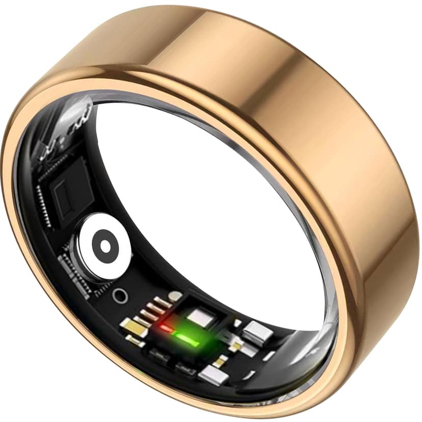TIAZUUX Smart Ring for Women&Men-Activity/Sleep/Heart Rate/HRV/Stress/Women's Health Tracker-IP76 Waterproof-No Subscription Fee Required-Compatible with iPhone &Android