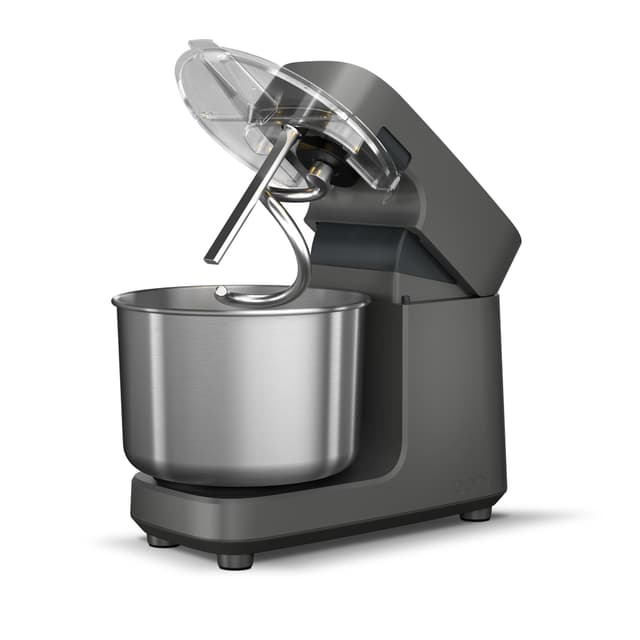 Ooni Halo Pro Spiral Mixer - Dough Stand Mixer with Attachments, 7.3 Quart Capacity and 58 Speed Settings - Charcoal Grey