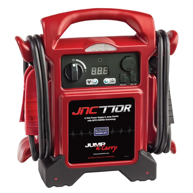 Clore Automotive Jump-N-Carry JNC770R 1700 Peak Amp Premium 12 Volt Jump Starter - Red