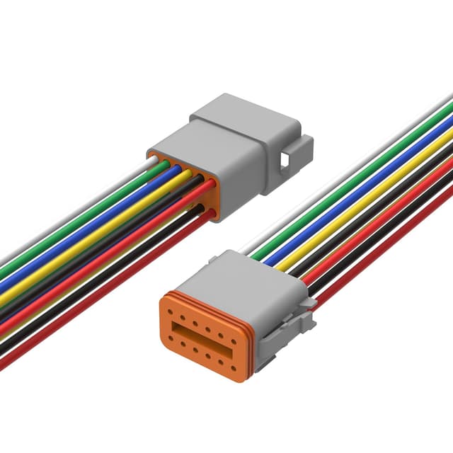 Newdeli Deutsch 12 Pin Connector Kit Waterproof Electrical Connector 16 AWG Male and Female Automotive Wire Connectors for Car Truck Boat, Dt Connector 1 Sets