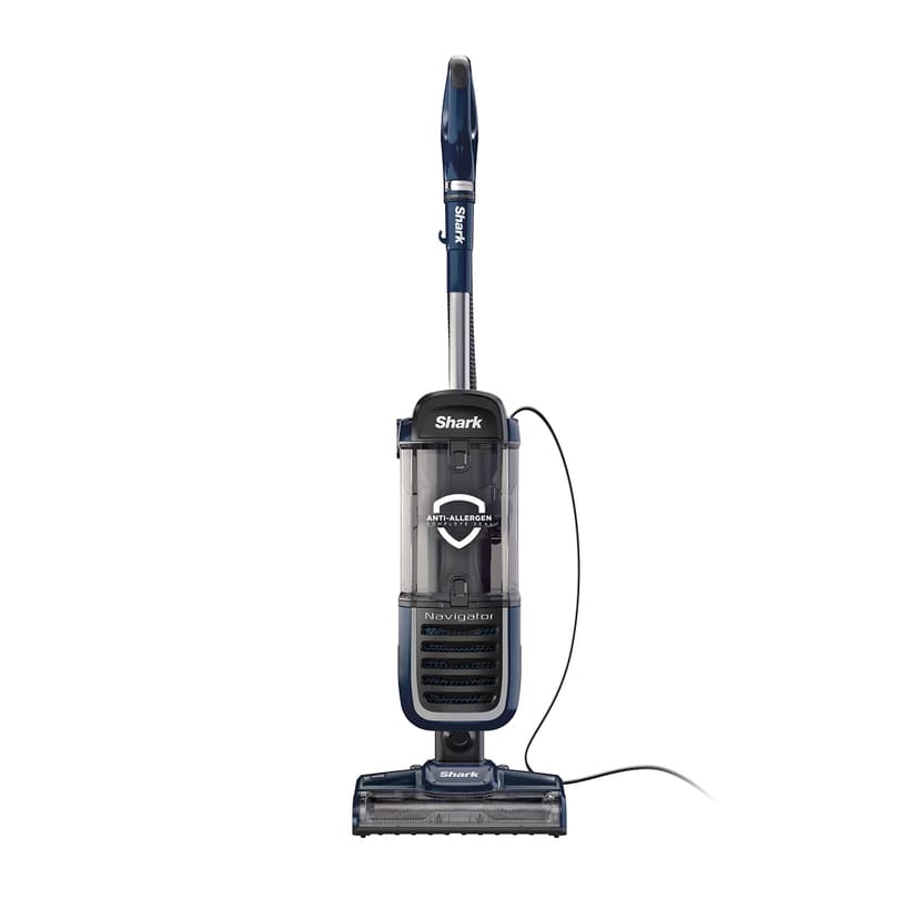 Shark NV151 Navigator Swivel Pro Complete Upright Vacuum with HEPA Filtration, Swivel Steering, Pet Power Brush, Crevice Tool & Upholstery Tool, for Pet Hair & Multi-Surface Cleaning, Navy