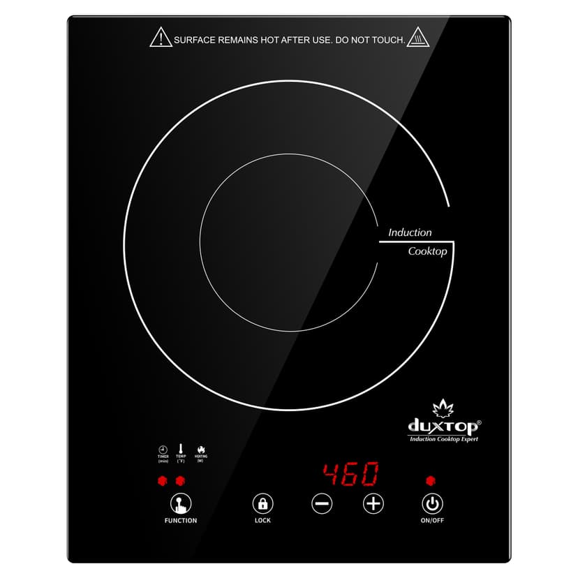Duxtop Built-in Induction Cooktop, Portable Countertop Burner, Sensor Touch Induction Burner, 170-Minute Timer, Safety Lock, 1800W BT-200T1/8600BI