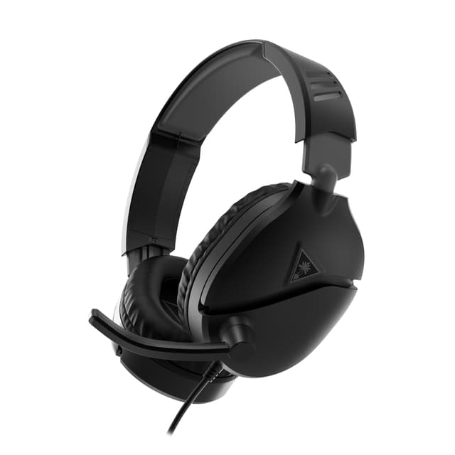 Turtle Beach Recon 70 Multiplatform Gaming Headset for PC, PS5, PS4, Xbox Series X|S, Xbox One, & Mobile w/ 3.5mm Wired Connection - Flip-to-Mute Mic, 40mm Speakers, Lightweight Design, Black