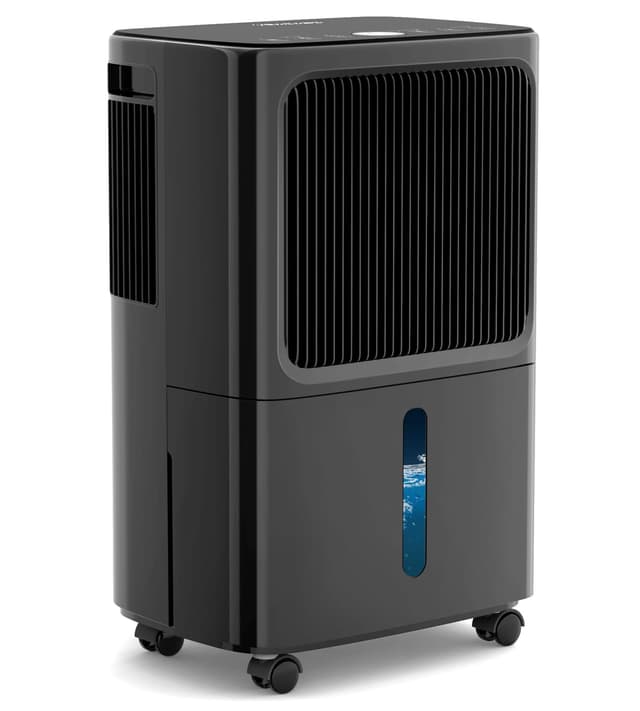 2500 Sq.Ft Dehumidifiers for Home with Drain Hose Max 34 Pints, VEAGASO Dehumidifier for Basement, Bathroom, Bedroom, Three Modes, Intelligent Humidity Control, Dry Clothes, 24HR Timer (BLACK)
