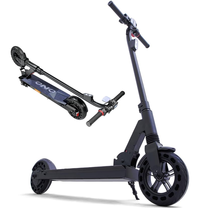 Electric Scooter for Big Kids/Teens - 250W Motor, 15.5 mph Top Speed, Rear Foot Brake, Folding E-Scooter for Riders up to 220 lbs, UL-2272 Certified, Black