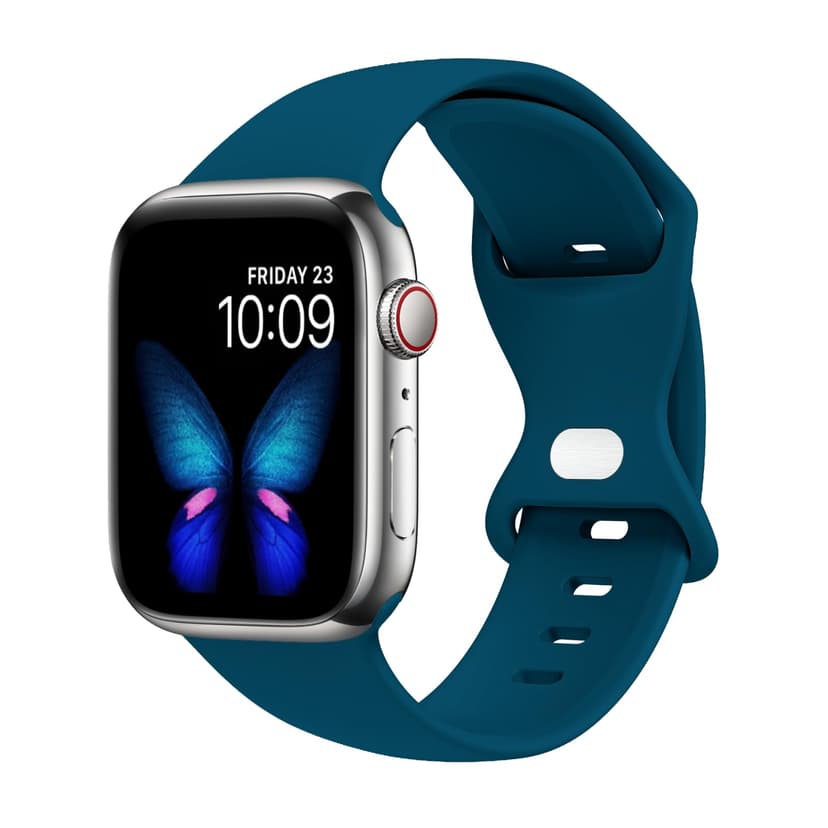 Tighesen Sport Bands Compatible with Apple Watch Ultra 3/2/1 49mm, Series 11/10 46/42mm, 9/8/7 45/41mm, SE 6/5/4 44/40mm, 3/2/1 42/38mm S/M M/L for Women Men Silicone iWatch Band