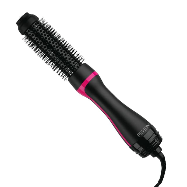 REVLON One-Step Root Booster Hot Air Brush Styler and Dryer, Revive Styles and Add Volume to hair with this Dryer Brush, 1 ½ inch Barrel (Black)