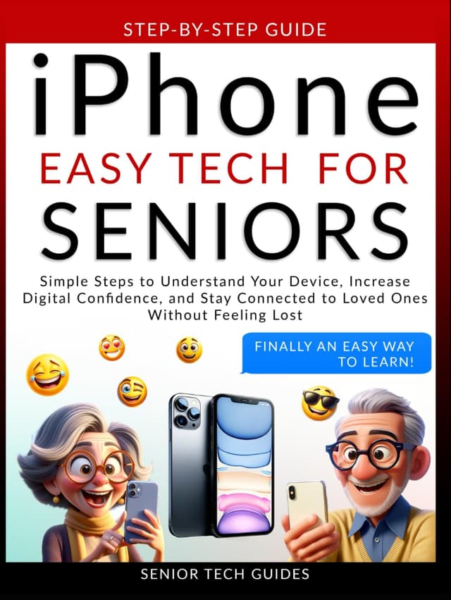 iPhone Easy Tech For Seniors: Simple Steps to Understand Your Device, Increase Digital Confidence, and Stay Connected to Loved Ones Without Feeling Lost