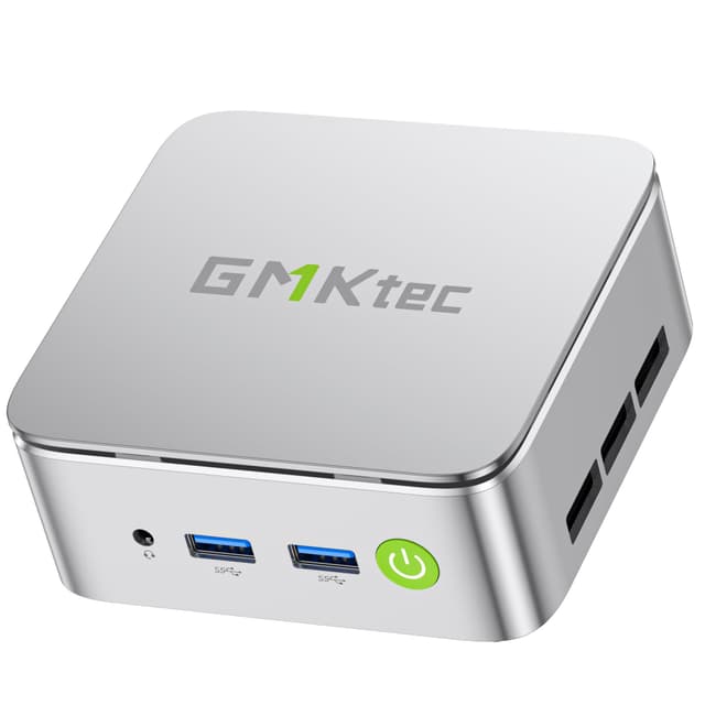 GMKtec Mini PC Computer, G10 Ryzen 5 3500U (Beats N150/4300U/3200U), 16GB RAM 512GB SSD 2.5GbE NIC LAN Desktop Office Home Business HTPC, Triple 4K Display, WiFi, BT, USB-C, DP, Type-C PD, HDMI 2.1