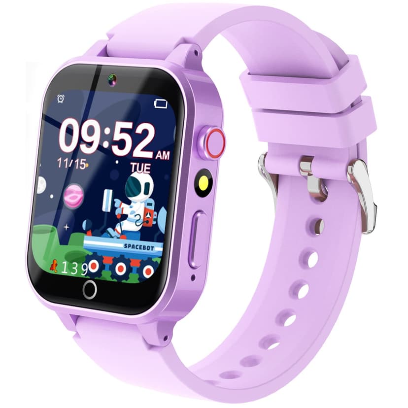 Kids Smart Watches Girls Age 5-12, 26 Games High-Resolution Touchscreen Kids Watch with Video Camera Music Player Pedometer Flashlight 12/24 hr Educational Toys Birthday Gifts for Girls Ages 6 7 8