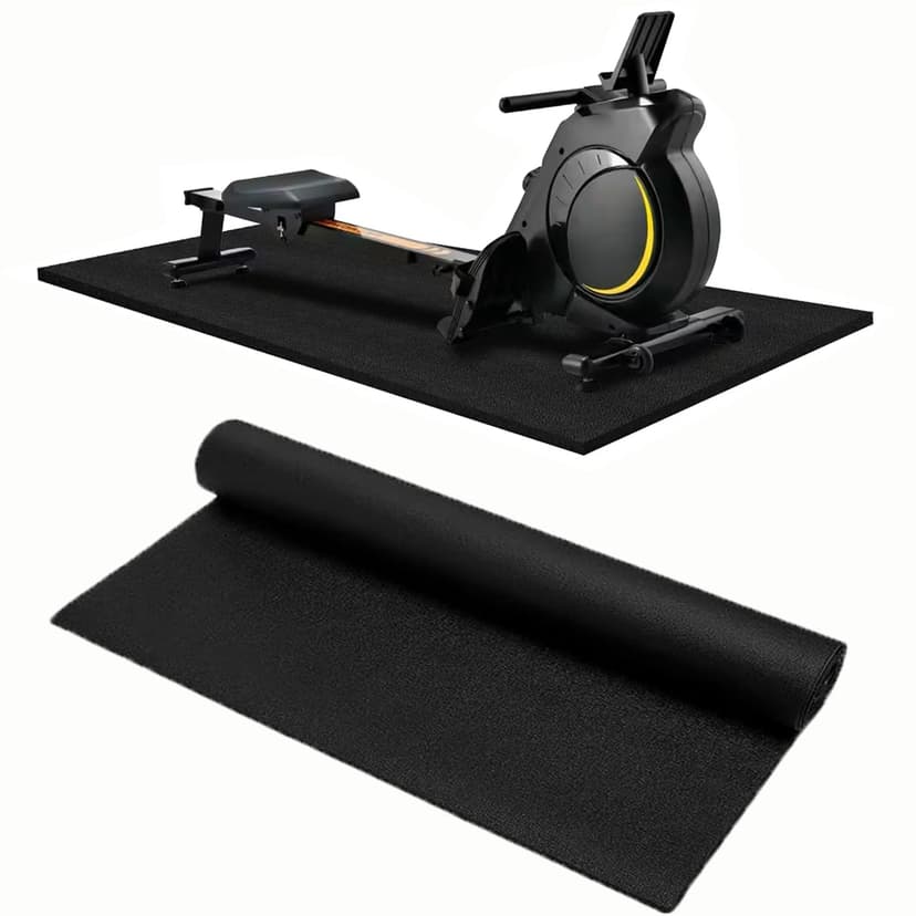 Walking Pad Mat for Carpet, Treadmill Mat for Hardwood Floors, Bike Mats Compatible with Peloton – Non-Slip Exercise Mats, Shock Absorbing & Floor Protection for Home Gym Use (84" Lx 36" W x0.24 Th)