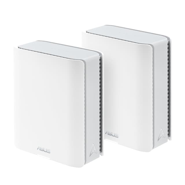 ASUS ZenWiFi BT6 Tri-Band WiFi 7 Mesh, 9.4 Gbps, 5800 sq.ft. (2pk), 2.5G WAN Port, Security and Parental Controls Included, Smart Home Master SSIDs, 4G & 5G Mobile Tethering- BT6 (W-2-PK)