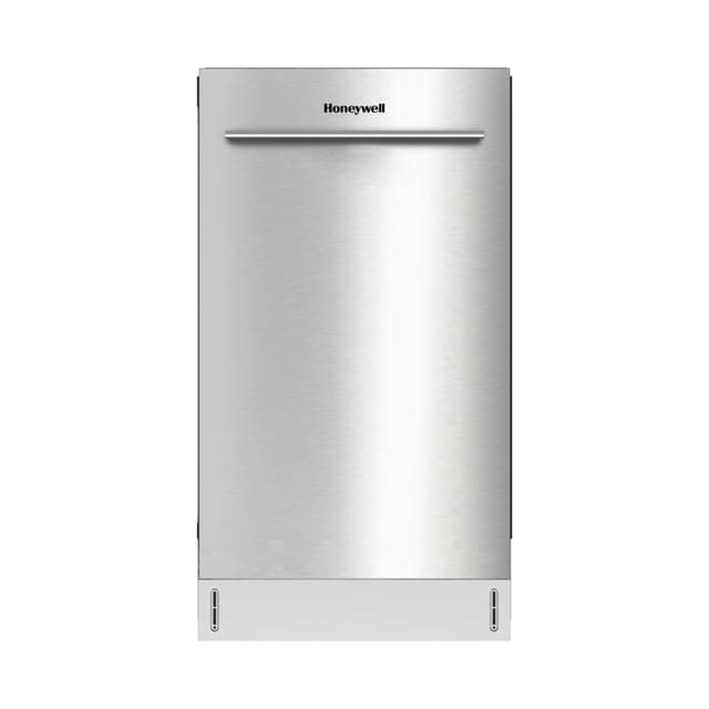 Honeywell 18-Inch Dishwasher with 8 Place Settings, 6 Washing Programs, Stainless Steel Tub, UL & Energy Star Certified, Stainless Finish