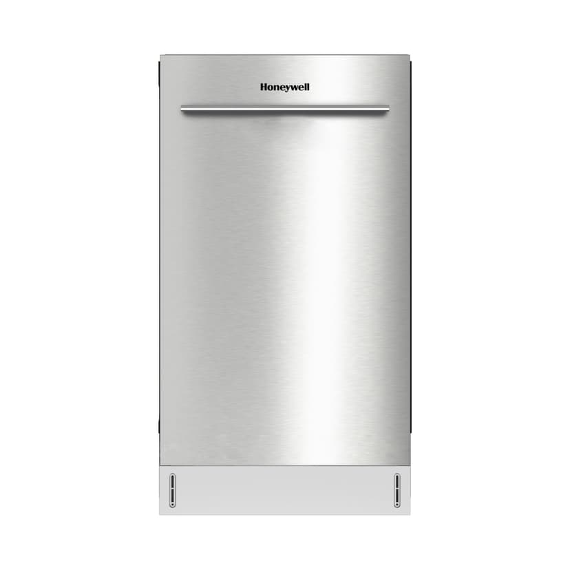 Honeywell 18-Inch Dishwasher with 8 Place Settings, 6 Washing Programs, Stainless Steel Tub, UL & Energy Star Certified, Stainless Finish