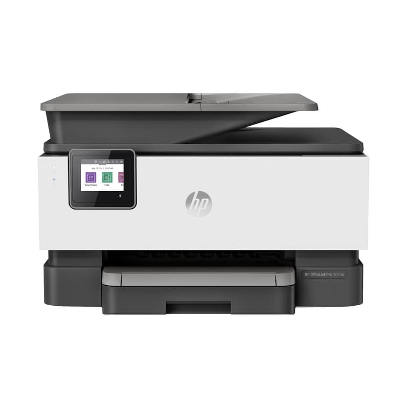 HP OfficeJet Pro 9015e Wireless Color All-in-One Printer with bonus 6 months Instant ink with HP+ (1G5L3A),Gray