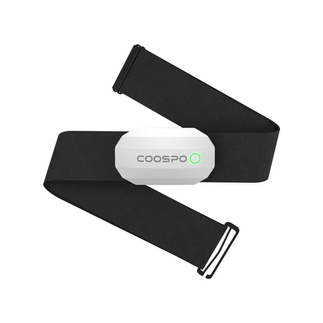 COOSPO Bluetooth Heart Rate Monitor Chest Strap H808S, ANT+ BLE HR Monitor Chest, HRM IP67 Waterproof, Use for Running Cycling Gym and Other Sports