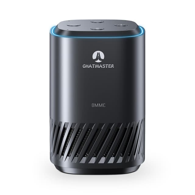 OMMC AI Smart Speaker with ChatGPT & Alexa, Dual AI Assistants, Tarot Reading, Language Learning, Smart Home Control, Privacy Protection