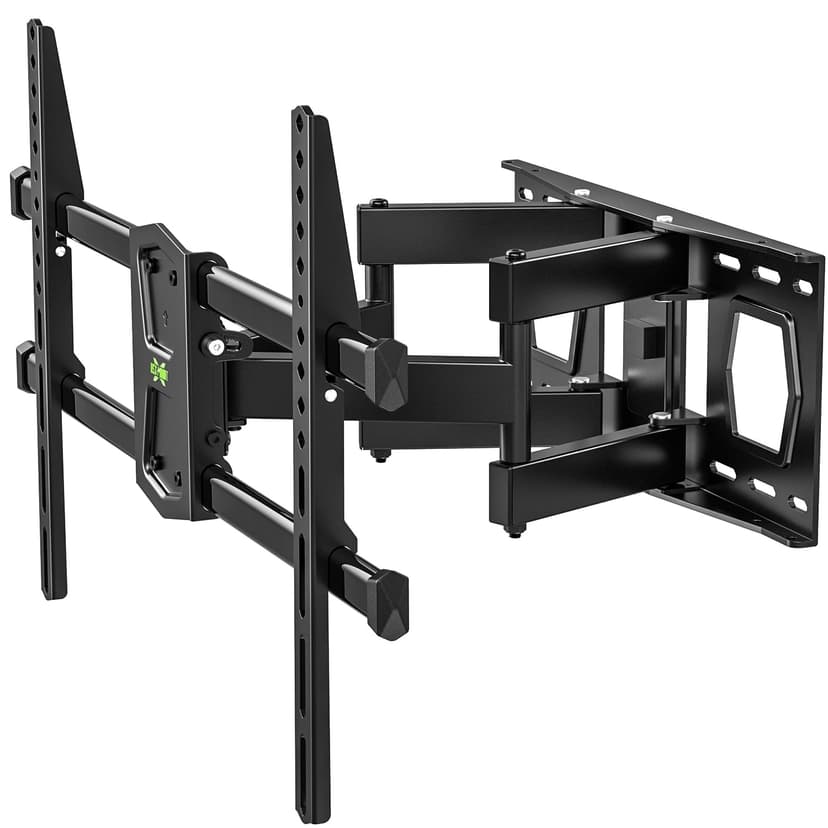USX MOUNT Full Motion TV Wall Mount for 42-82 Inch TVs up to 120lbs, Wall Mount TV Bracket with Articulating Swivel Tilt Extension Leveling, Max VESA 600x400mm Fits 12/16" Wood Stud