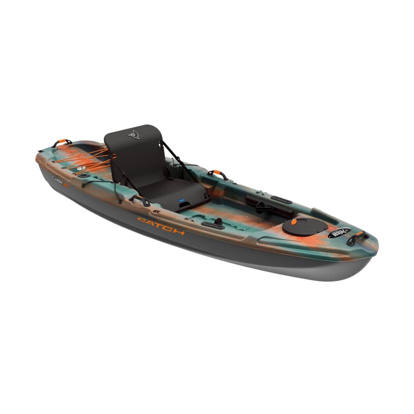 Pelican Catch Classic 100 Angler - Sit-on-Top Fishing Kayak - Ergocast Dual Position Seating System - 10 ft - Komodo