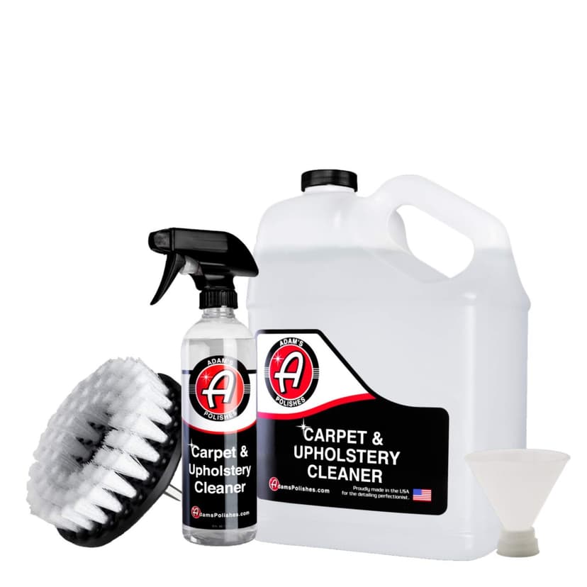 Adam's Polishes Carpet Brush Total Refill Kit - A Cleaning Tool Attachment For Scrubbing/Cleaning Carpet, Upholstery, Leather Seats & Chairs, Floor Mats, Trunk, Interior Boat, RV & Car Accessories