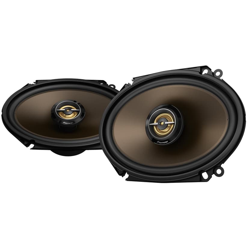 PIONEER A-Series MAX TS-A683FH 6” x 8" 2-Way Speakers (Pair) – 370W Max, Balanced Sound + Smooth Treble, Enhanced Bass, Great Stock Replacement