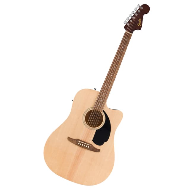 Fender California Debut Redondo CE Series Acoustic Guitar, Beginner Guitar, 2-Year Warranty, Includes Built-In Tuner, Natural