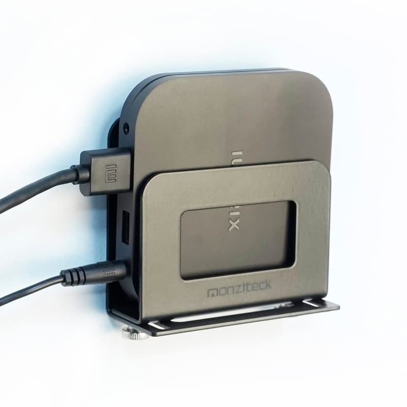Monzlteck Adjustable Small Device Wall Mount Holder for Apple TV,ROKU,Router,Modem and Other Media Players