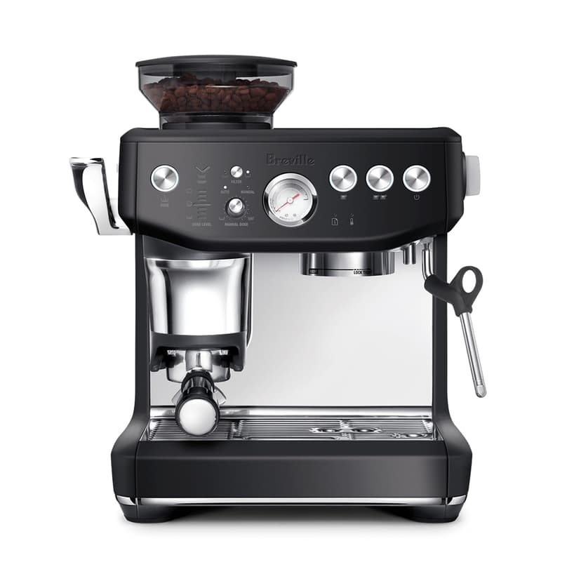 Breville Barista Express Impress Espresso Machine BES876BTR, Black Truffle