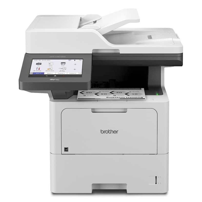 Brother MFC-L6810DW Enterprise Monochrome Laser All-in-One Printer, Large Paper Capacity, Wireless Networking, Advanced Security Features, and Duplex Print, Scan, and Copy, Works with Alexa