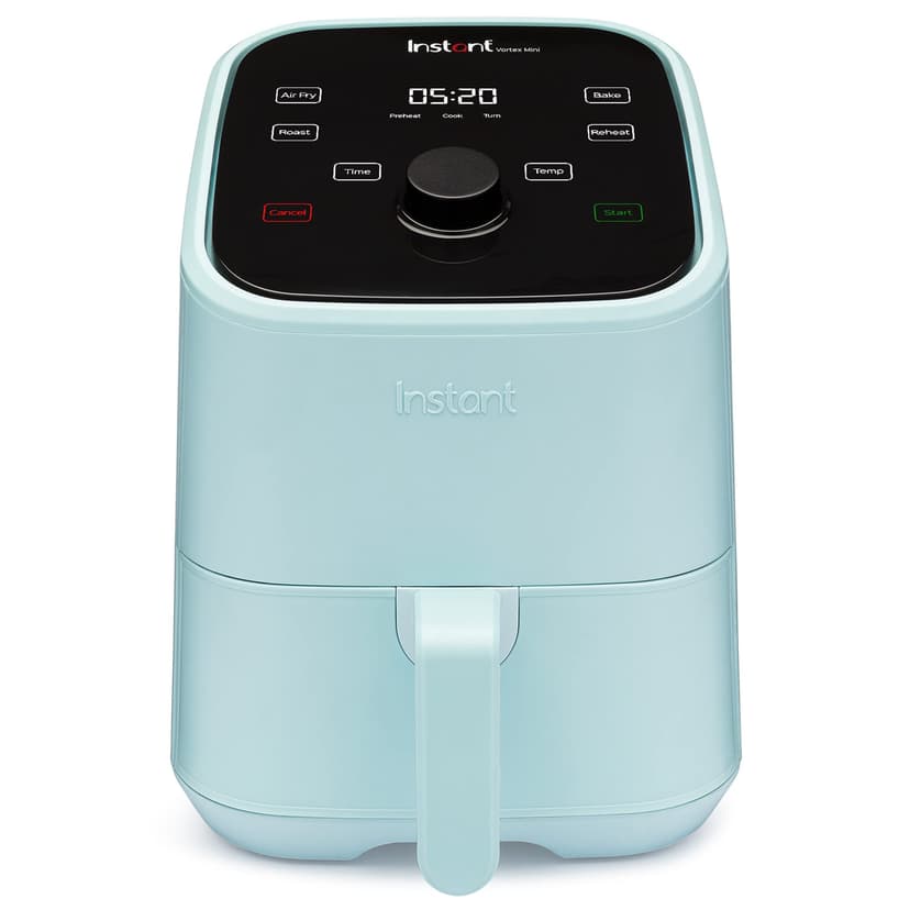 Instant Pot Vortex 2QT Mini Air Fryer,Small Air fryer that Crisps,Reheats, Bakes,Roasts for Quick Easy Meals,Includes over 100 In-App Recipes, is Dishwasher-Safe, from the Makers of Instant Pot, Aqua