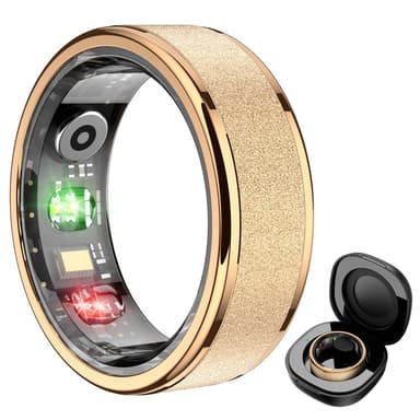 COLMI R10 Smart Ring, Smart Health Ring for Women, Features Heart Rate, Blood Oxygen, Sleep Monitoring, Pedometer, and Fitness Tracker, No Subscription Fee. (Rose Gold, 9#)