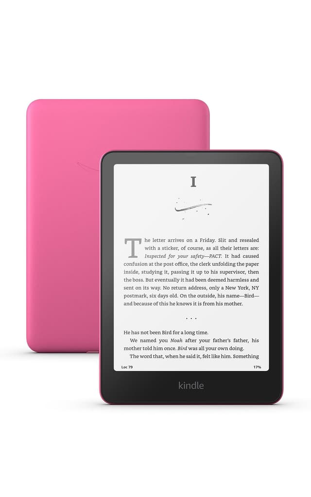 Amazon Kindle Paperwhite 16GB (newest model) – 20% faster, with new 7" glare-free display and weeks of battery life – Raspberry