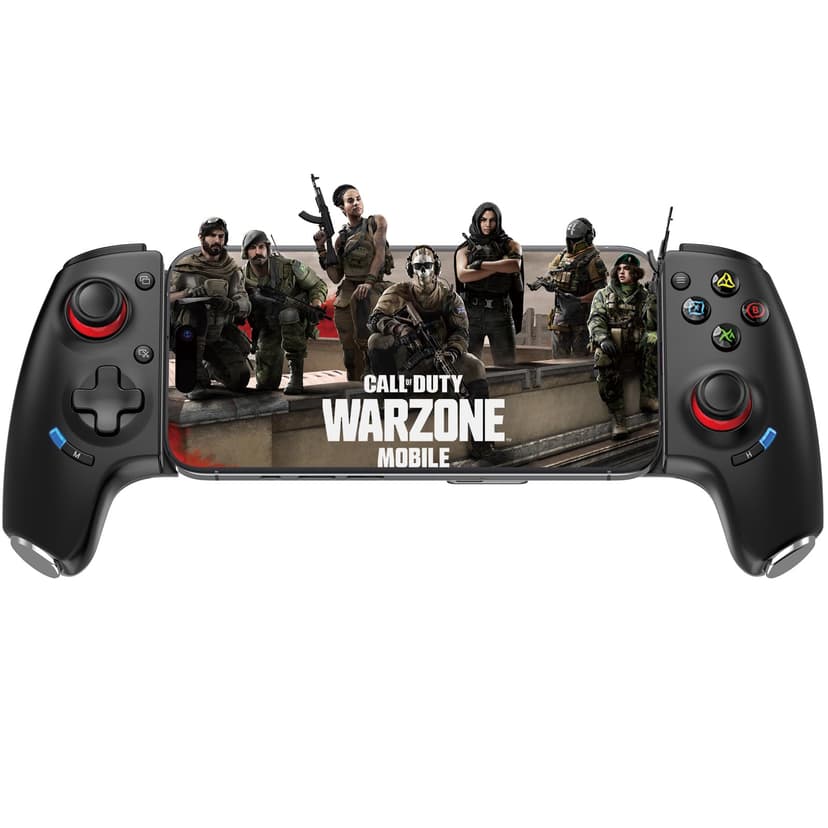 arVin Wireless Gaming Controller for iPhone/Android/PC/Switch, Bluetooth Phone Gamepad for PS Remote Play, Xbox Cloud, Steam Link, MFi Arcade Games -with Hall Joysticks/Hall Trigger/Turbo/Back Key