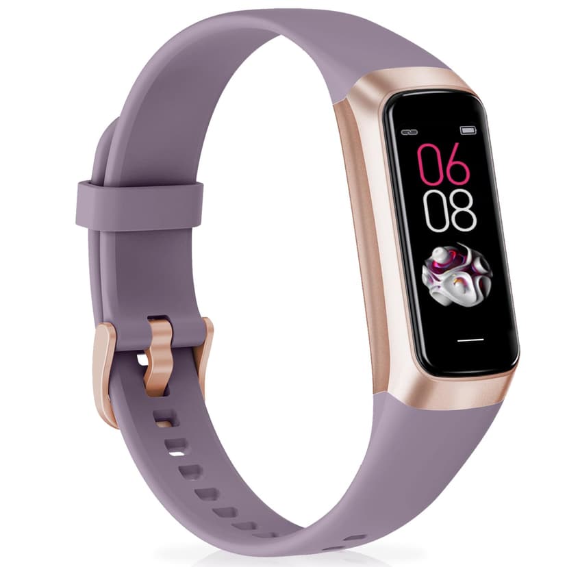 Bakoor Fitness Tracker, Step Counter with 24/7 Heart Rate Blood Oxygen Blood Pressure Sleep Monitor, 1.10" AMOLED Touch Screen Smart Watches for Women Men, Calories Activity Pedometer for Android iOS