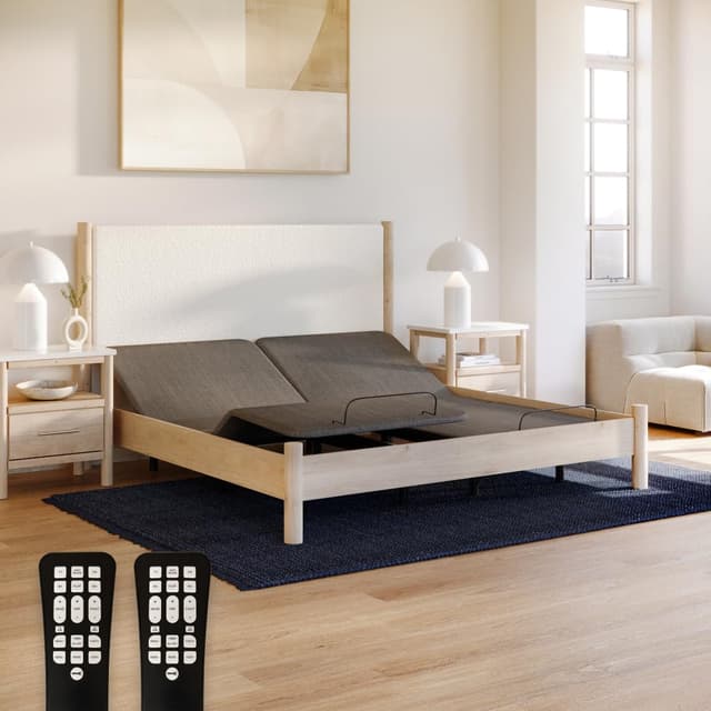 Adjustable Comfort Classic Adjustable Base - Twin XL - Head & Foot Incline - Wireless Remote with Memory - Easy Set Up - Zero Clearance - Zero Gravity - Durable Frame
