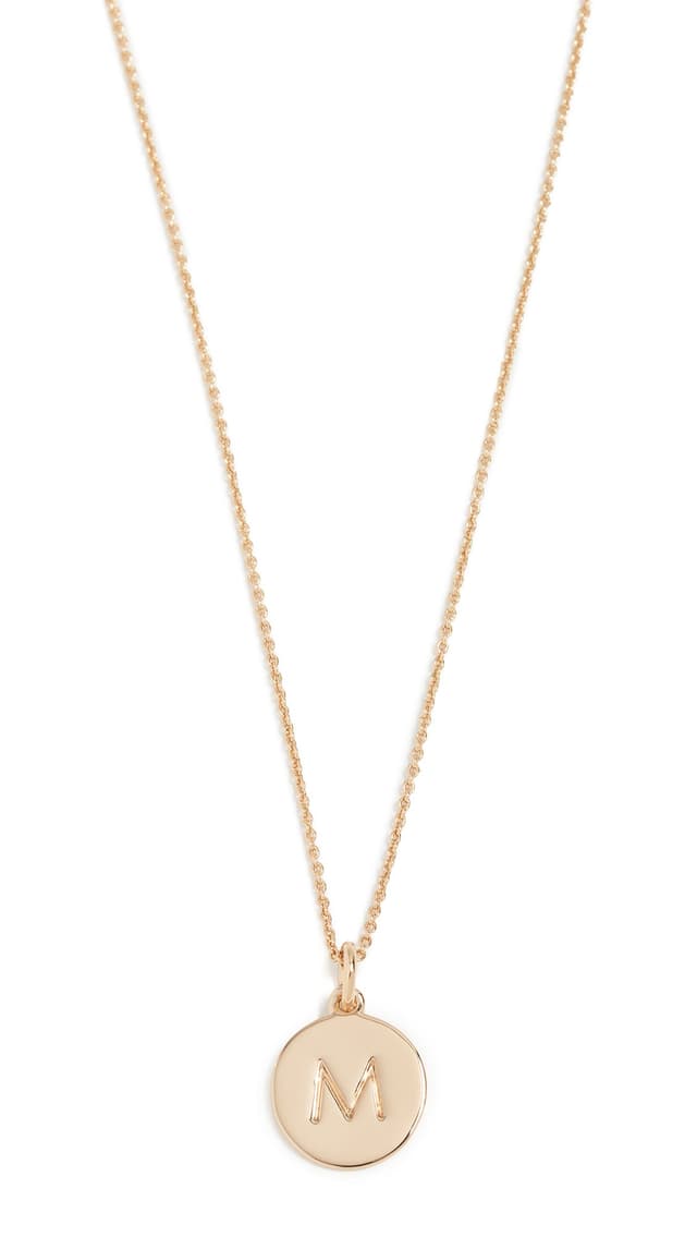 Kate Spade New York Gold-Tone Alphabet Pendant Necklace, 18"