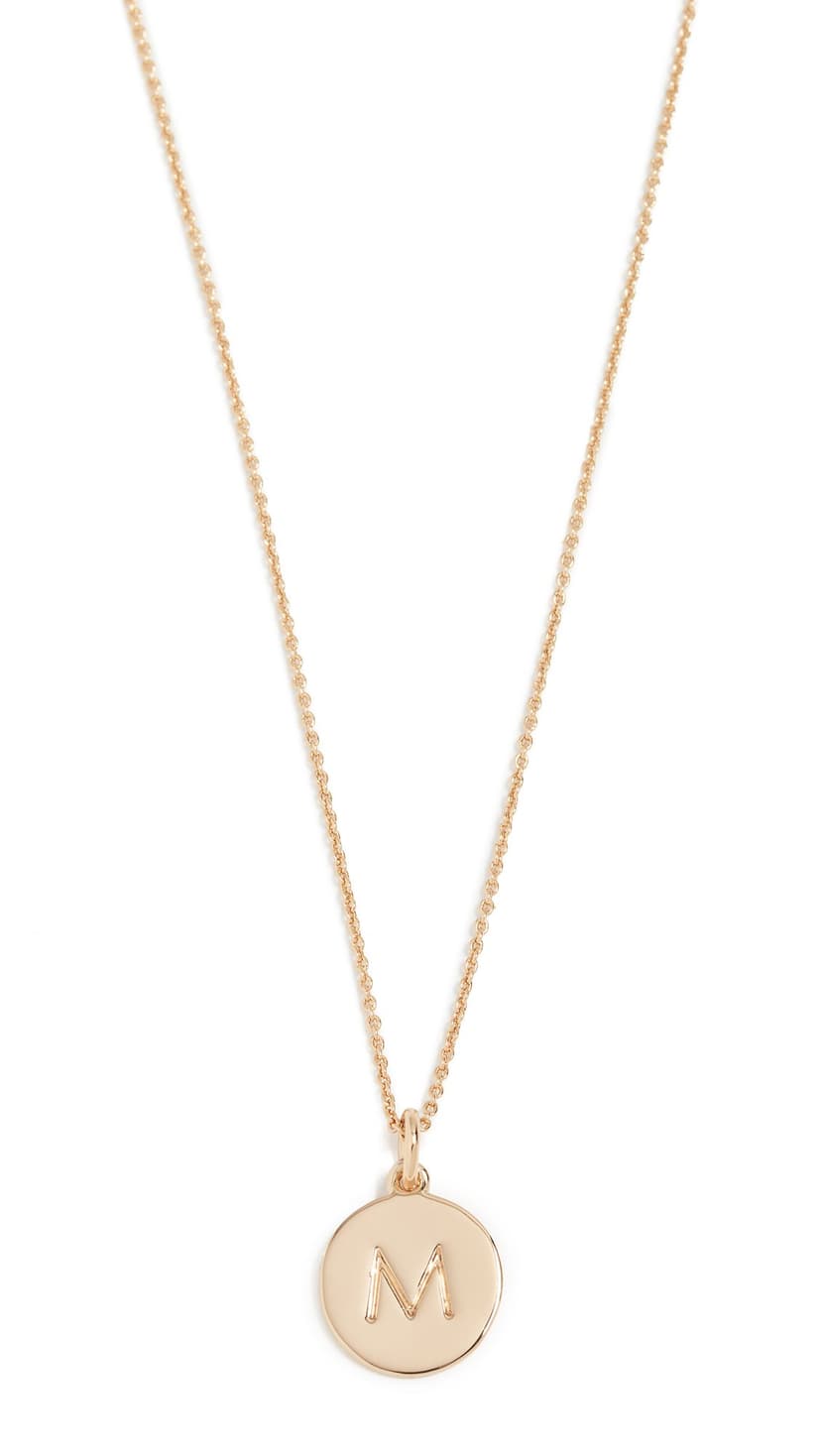 Kate Spade New York Gold-Tone Alphabet Pendant Necklace, 18"