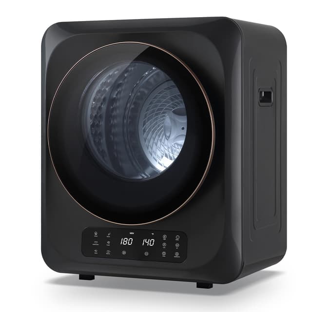 Auertech 12lbs Portable Dryer for Apartment Laundry, Portable Clothes Dryer with 6 Drying Modes, LED Control Panel, Stainless Tub, Mini Compact Dryer for Apartment, RVs, Dorms