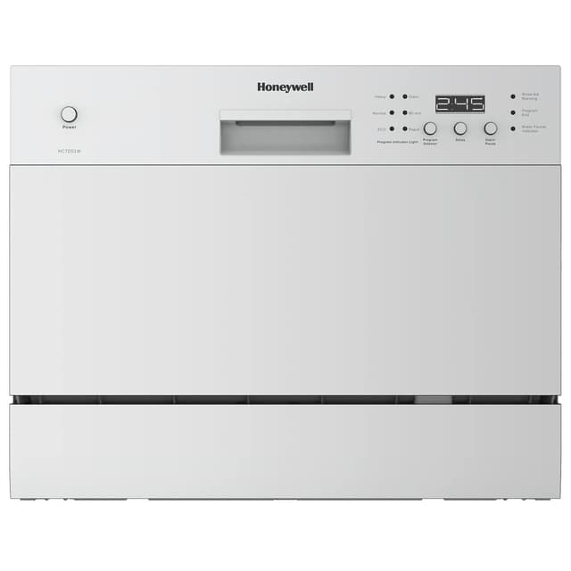 Honeywell Countertop Dishwasher with 6 Place settings, 6 Washing Programs, Stainless Steel Tub, UL/Energy Star- Stainless Steel