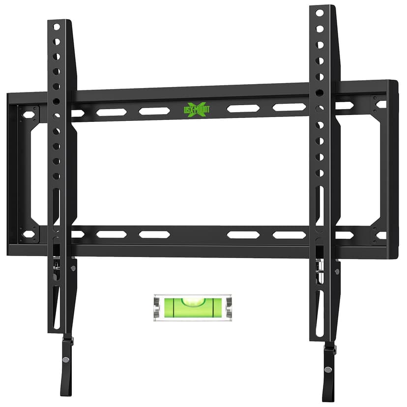 USX MOUNT Fixed TV Wall Mount with Low Profile for Most 26-55 Inch LED, LCD and Flat Screen TVs, TV Mount Bracket with VESA Up to 400x400mm and Weight Capacity 99lbs,and Space Saving TV Bracket