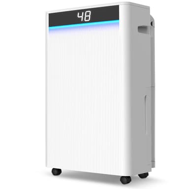 KeepGlad 5000 Sq. Ft Dehumidifiers for Home and Basement, Max 95 Pint/Day Dehumidifier with Drain Hose, Compressor Dehumidifier with Humidity Control, 24H Timer & Child Lock, for Bedroom, Large Rooms