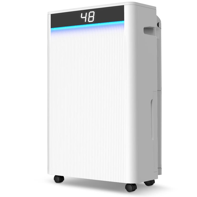 KeepGlad 5000 Sq. Ft Dehumidifiers for Home and Basement, Max 95 Pint/Day Dehumidifier with Drain Hose, Compressor Dehumidifier with Humidity Control, 24H Timer & Child Lock, for Bedroom, Large Rooms