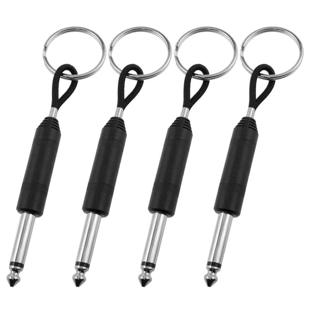Xhziy MarshallKey Holder Leather Plug Amp Key Holder for Wall Wall-Mounted Keychain Kit Guitar Key Holder for Key Hanger 4PCS