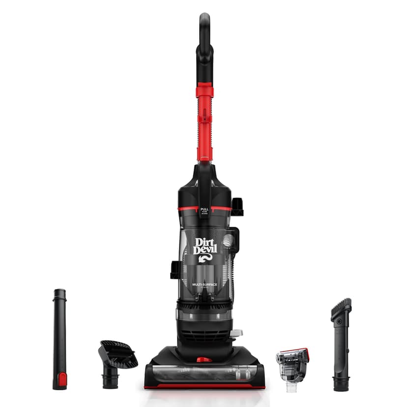 Dirt Devil Multi-Surface Rewind+ Upright Bagless Vacuum Cleaner for Carpet and Hard Floor, Powerful, Lightweight, Corded Vacuum Cleaners for Home Use