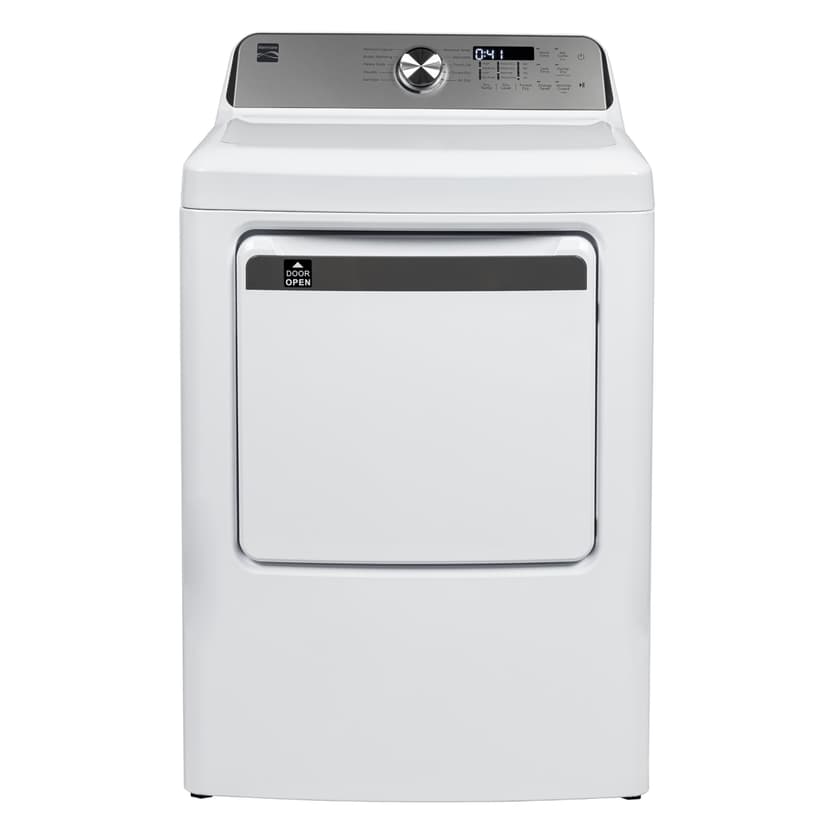 Kenmore 7.0 cu. ft. Front Load Electric Dryer - with Guard to Reduce Wrinkles & Static - Smart Sensor Drying - LED - White