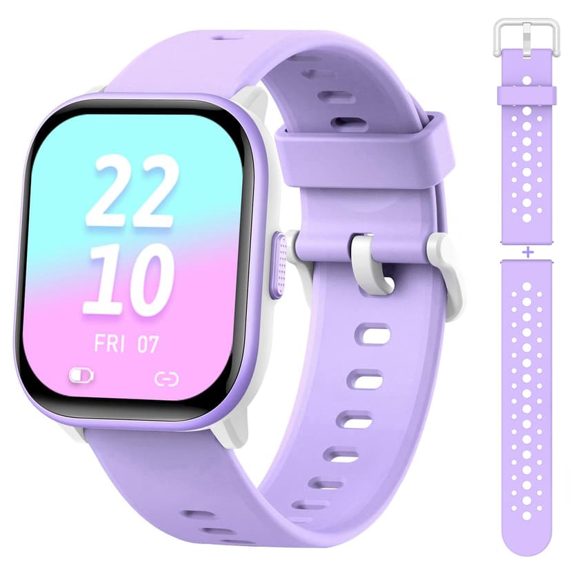 meoonley Kids Watch with 19 Sport Modes, 1.5“ Girls Smart Watch, Sleep Tracking, Heart Rate, Pedometer, No APP/Phone Required, IP68 Waterproof, Kids Fitness Tracker, Gifts for Girls Teens Age 6-15