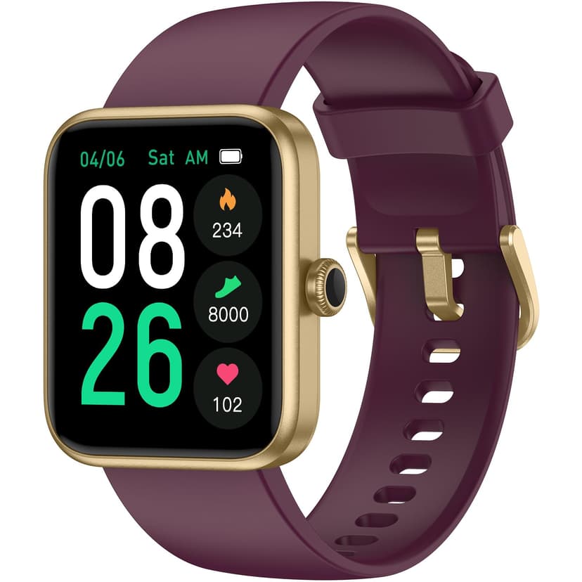 TYKOIT Smart Watch, Fitness Tracker with 45mm Touchcreen, Heart Rate Monitor, Blood Oxygen, Sleep Tracking Fitness Watch IP68 Waterproof Smartwatch for Men Women Compatible with Android iOS